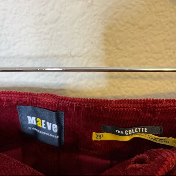 Elegant Red Velvet Women's Pants - Picture 11 of 14